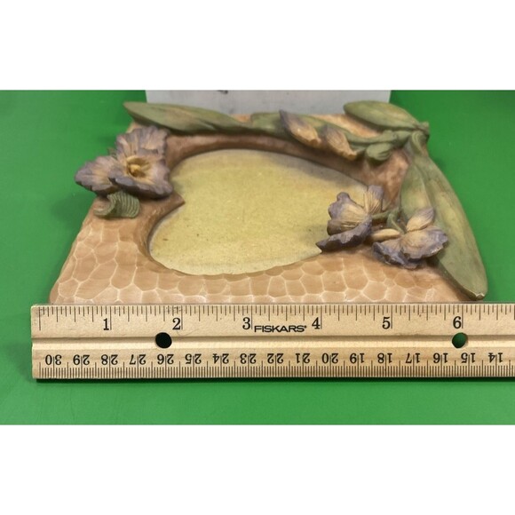 Vintage Russ Berrie Co Picture Frame #14808 Resign Floral - Picture 7 of 9